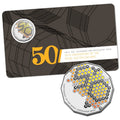 2015 Australia 50th Anniversary of the Royal Australian Mint Coloured 50 Cents UNC Coin