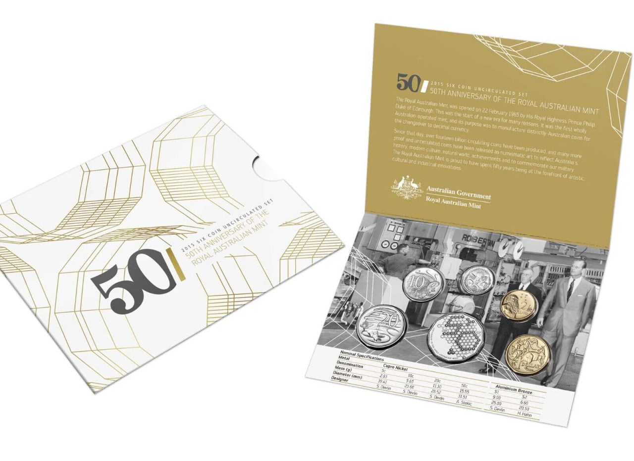 2015 Uncirculated 6 Coin Mint Set
