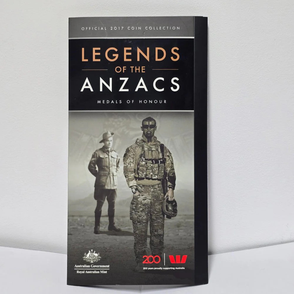 2017 Legends of ANZAC 14 Coin set