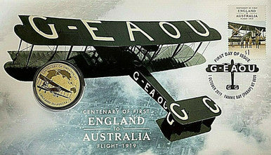 2019 Centenary of the First England to Australian Flight PNC