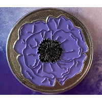 2020 Remembering Animals in War PMC - Purple Poppy Medallion - 1759