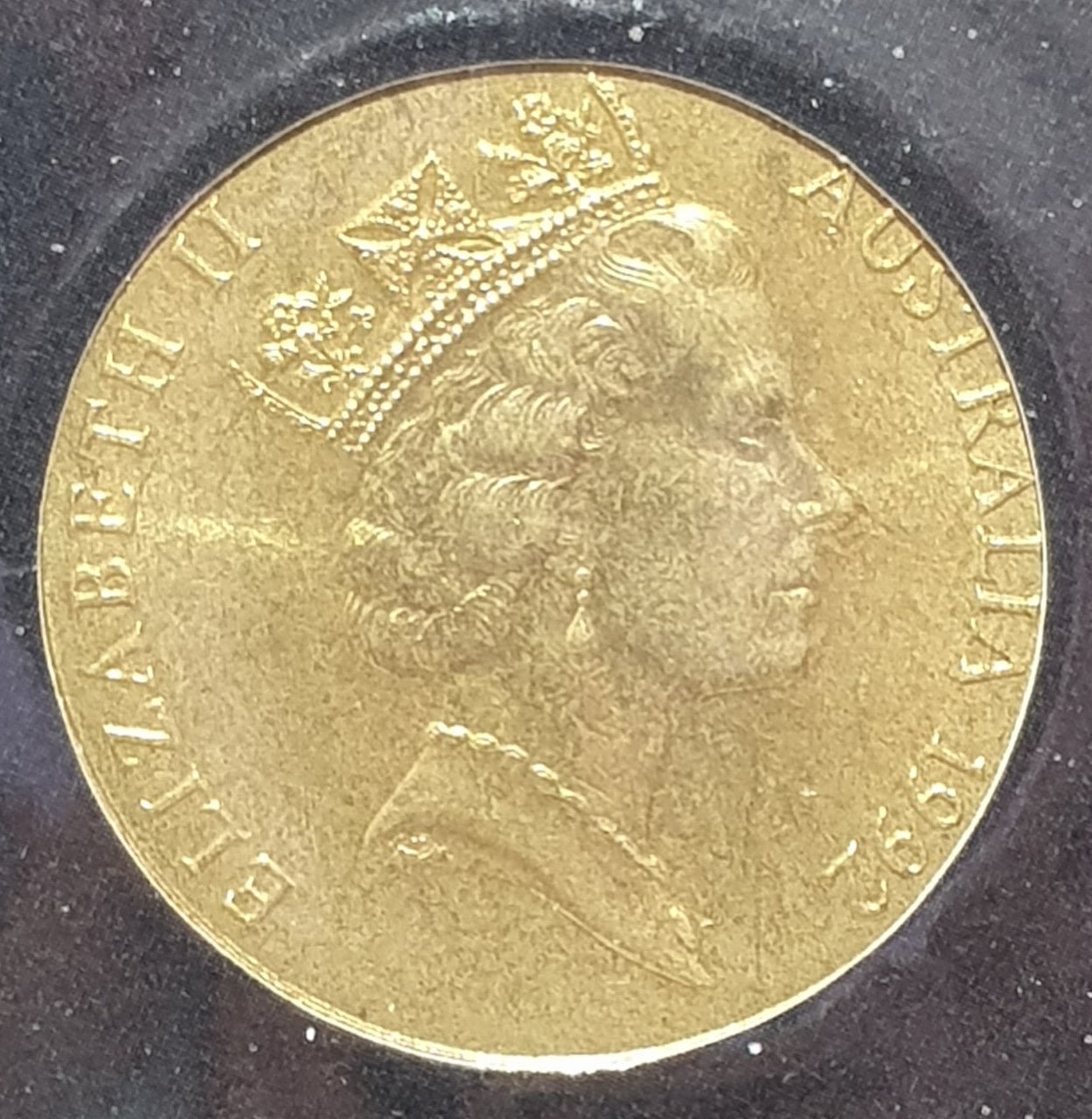 1992 $5 International Year of Space Uncirculated Coin in Card