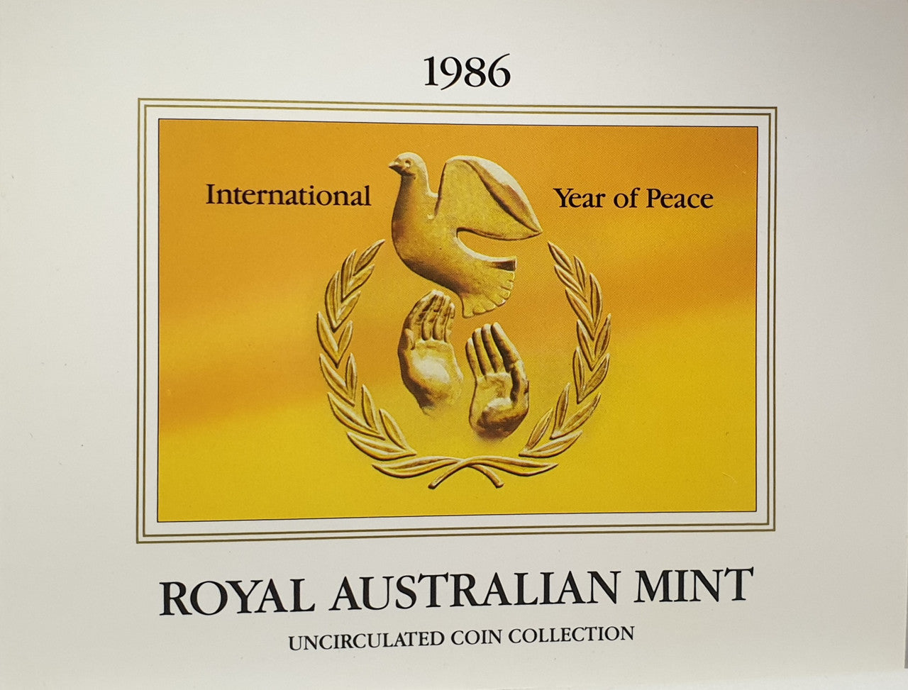 1986 Mint Set - Year Of Peace