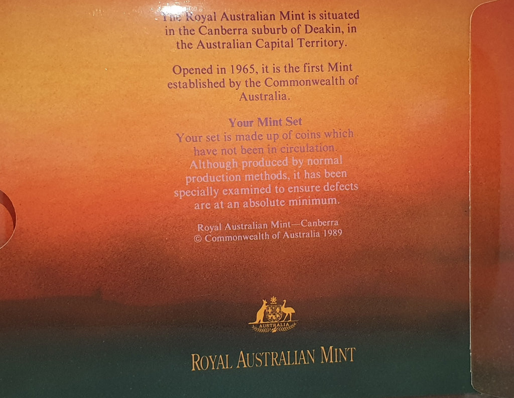 1989 Royal Australian Mint Set Uncirculated