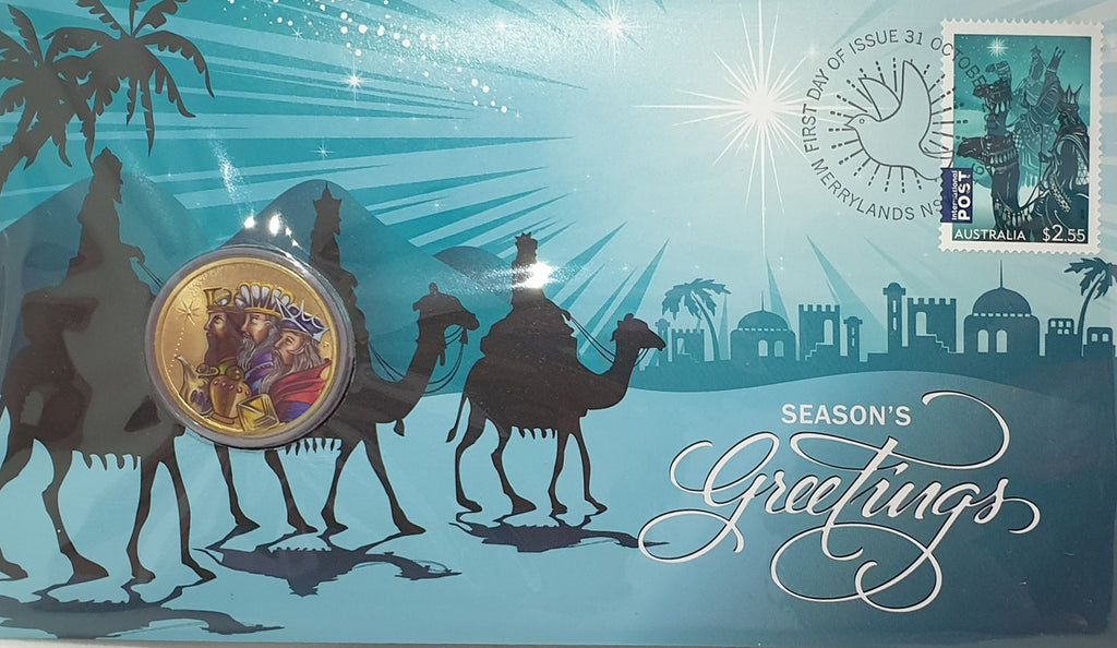 2016 Christmas Three Wise Men $1 One Dollar  PNC