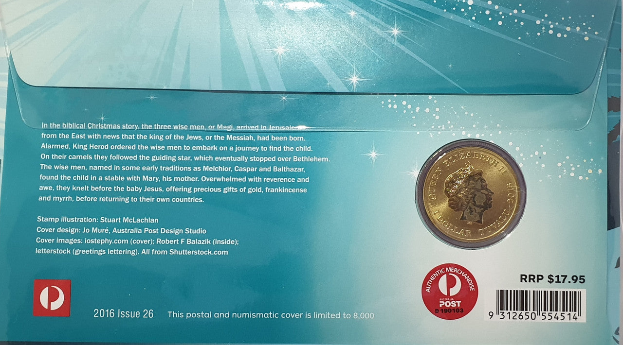 2016 Christmas Three Wise Men $1 One Dollar  PNC