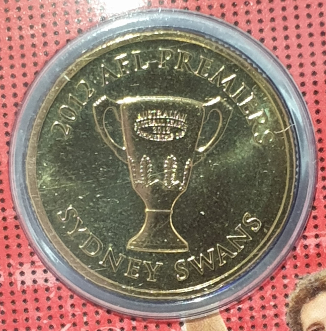 2012 $1 AFL Premiers - Sydney Swans Uncirculated Coin in Card