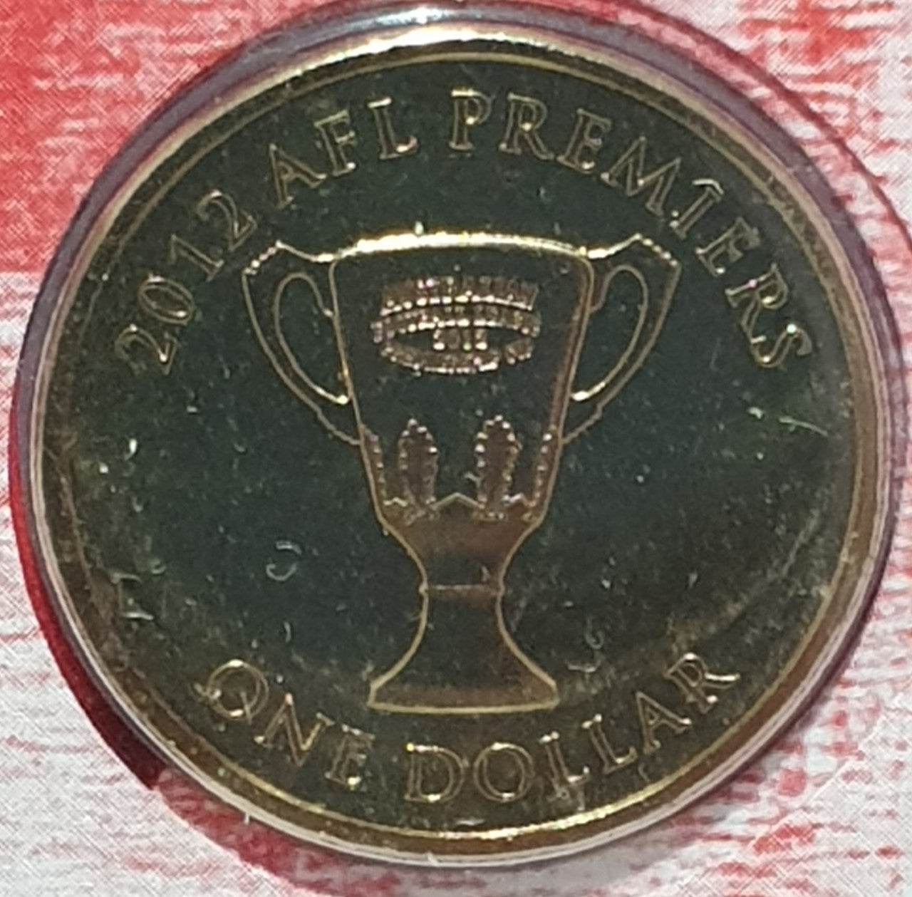 2012 $1 AFL Premiers Sydney Swans Coin & Stamp Cover PNC