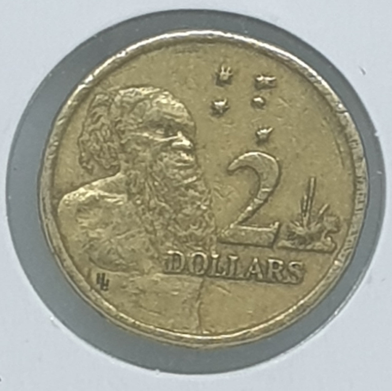 ***ERROR*** 1988 Two Dollars $2 Coin - Lamination Peel on Obverse