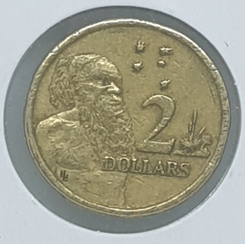 ***ERROR*** 1988 Two Dollars $2 Coin - Lamination Peel on Obverse
