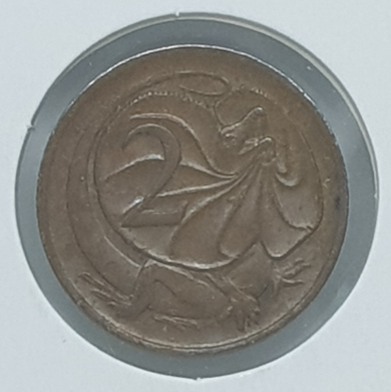***ERROR*** 1976 - 2 Cents Coin Lamination Peel, Crack on Obverse