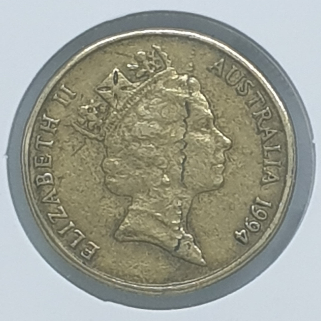 ***ERROR*** 1994 One Dollar Coin $1 Lamination Peel Crack on Obverse