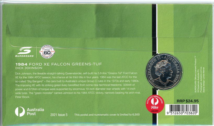 2020 60 Years of Supercars - Ford XE Falcon 50 Cent PNC