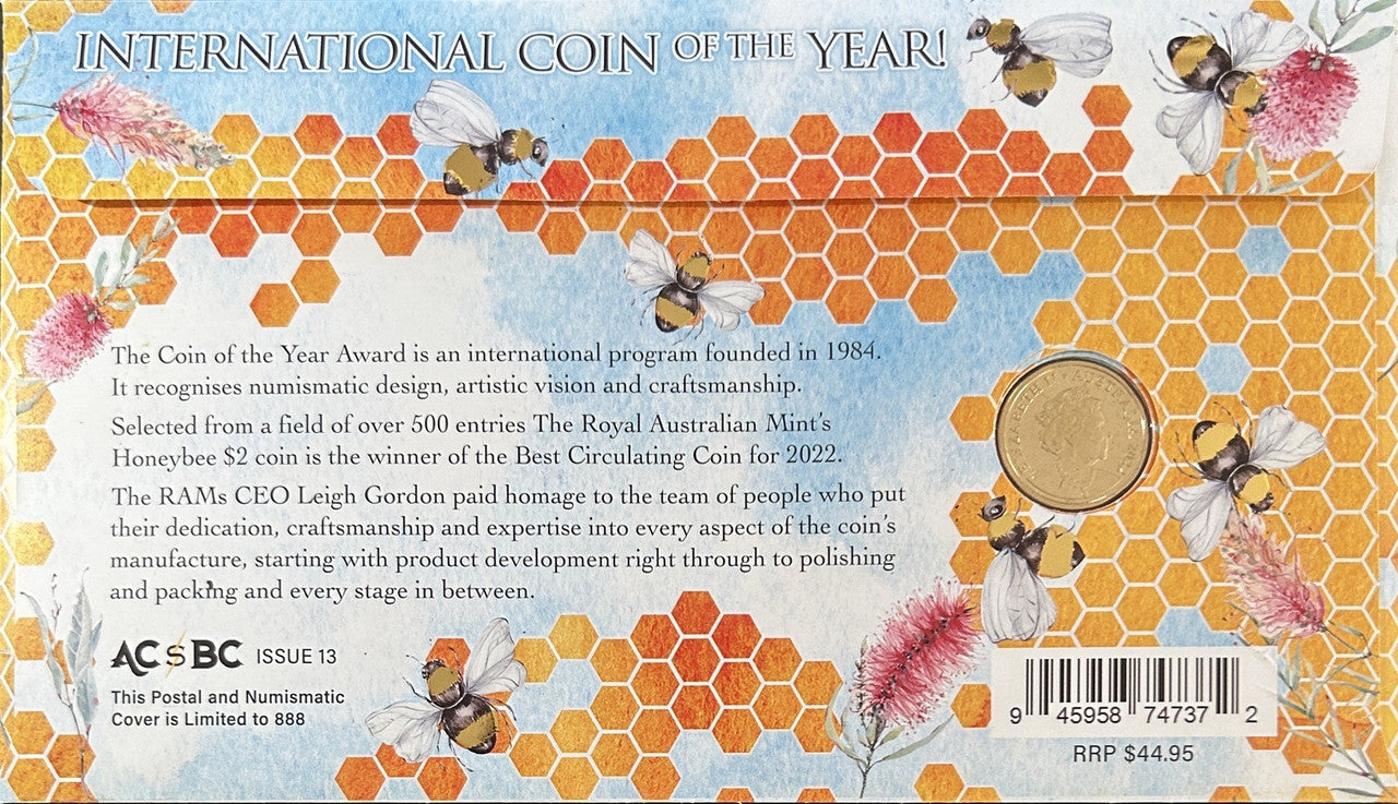 2023 $2 Honey Bees - International Coin of the Year.