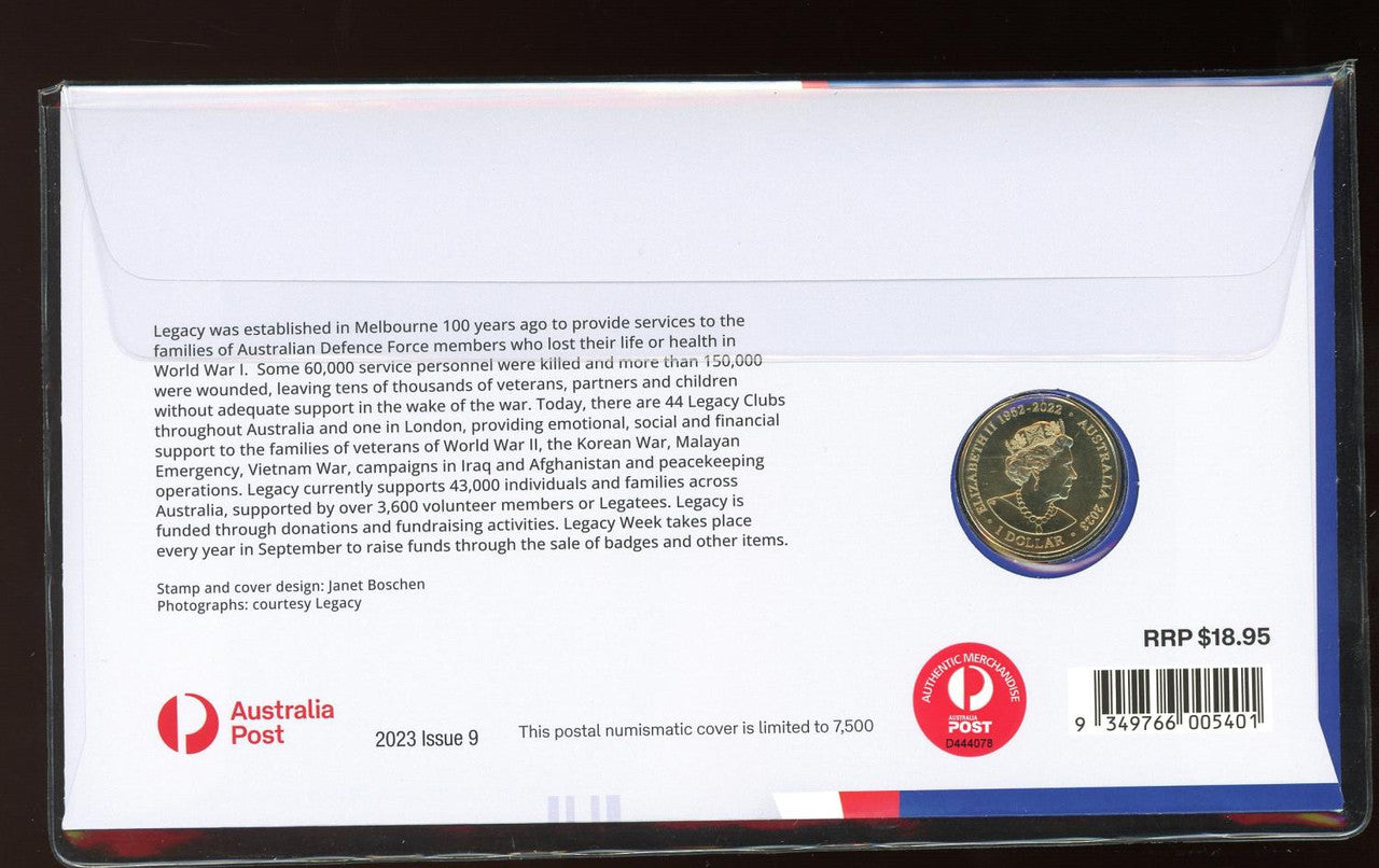 2023 Centenary of Legacy $1 PNC