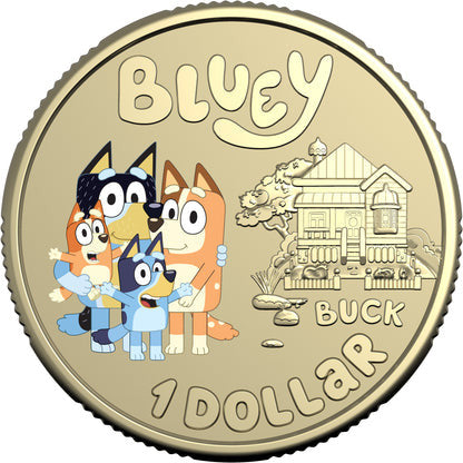 2024 $1 Bluey Dollarbucks - Coloured Uncirculated Three-Coin Set