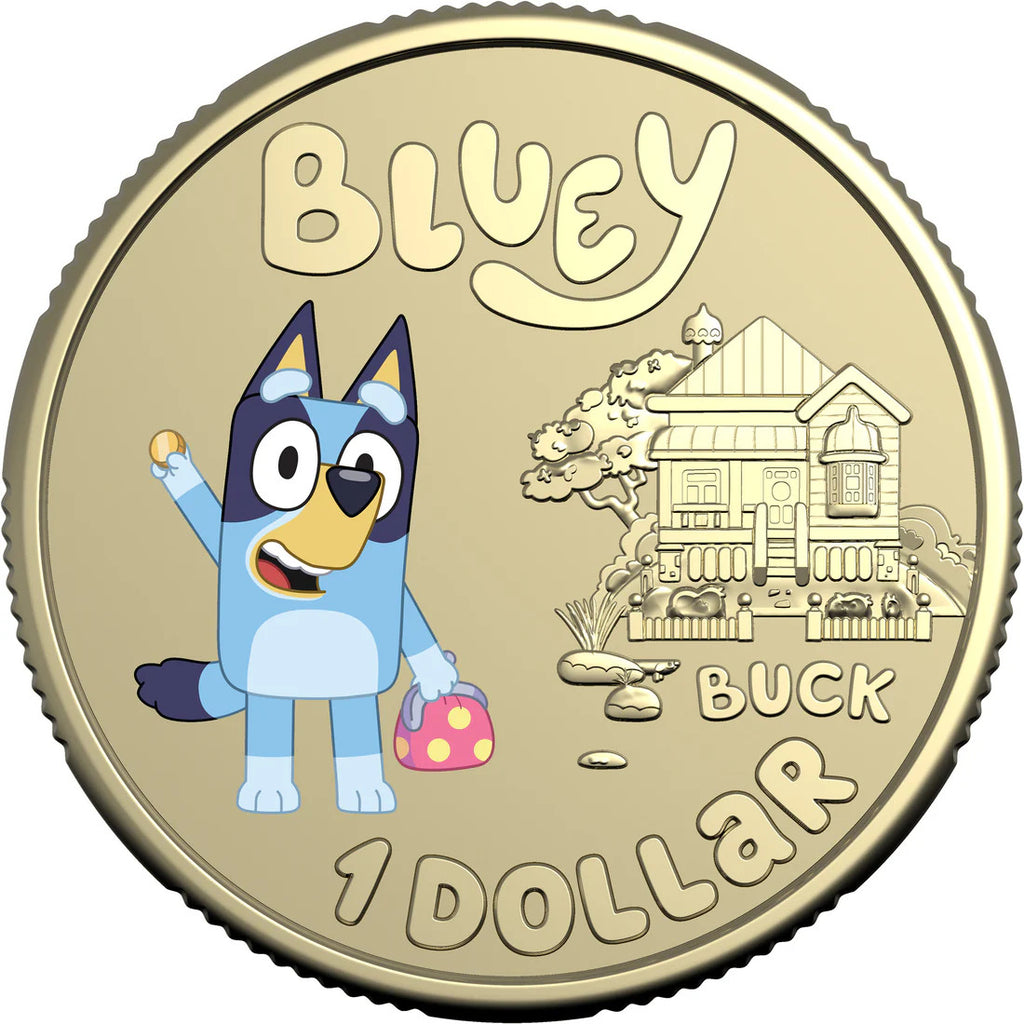 2024 $1 Bluey Dollarbucks - Coloured Uncirculated Three-Coin Set