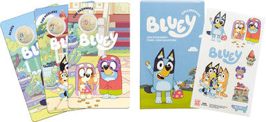 2024 $1 Bluey Dollarbucks - Coloured Uncirculated Three-Coin Set