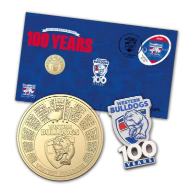 2025 100 Years of Bulldog Football Club - PIN and $1 PNC