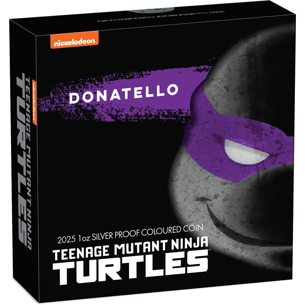 2025 Ninja Turtles - Donatello 1oz Silver Colour Proof Coin
