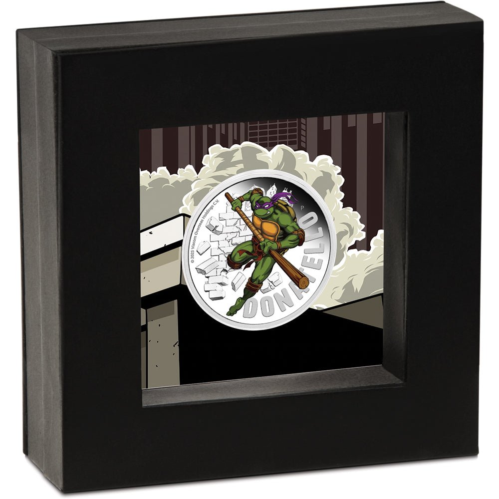 2025 Ninja Turtles - Donatello 1oz Silver Colour Proof Coin