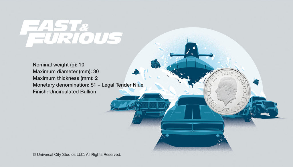2025 Fast and Furious $1 PNC