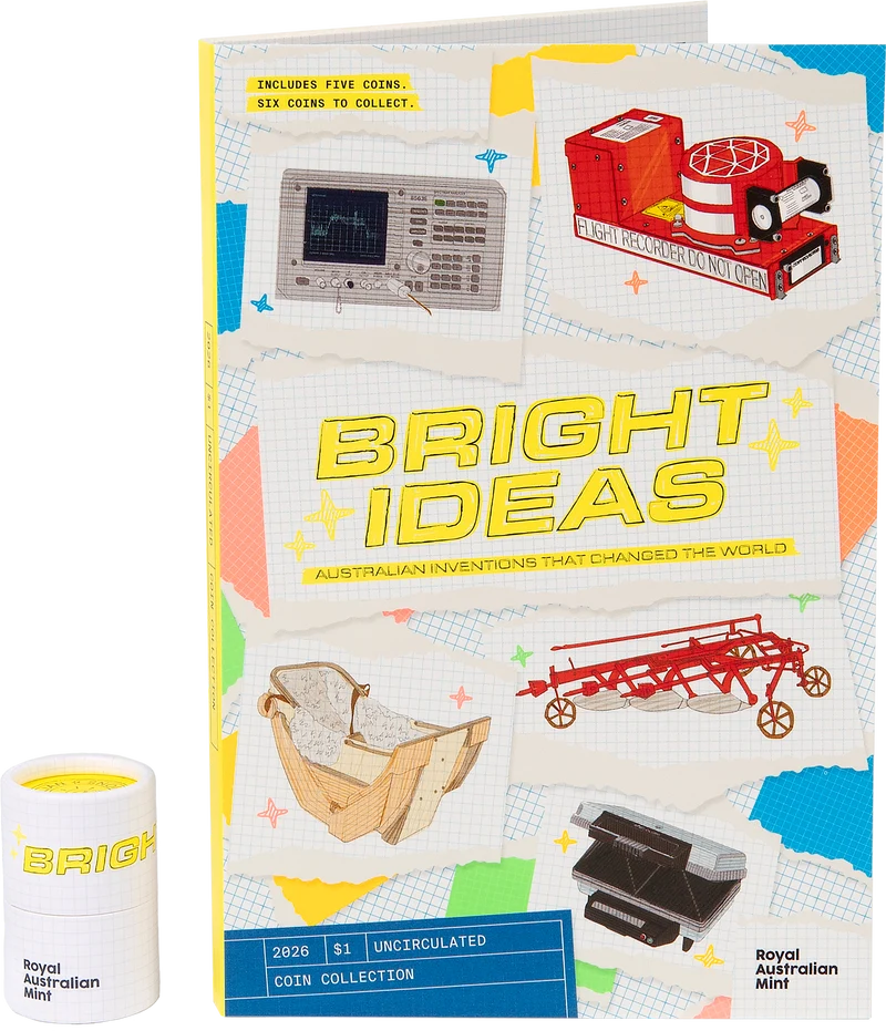 2026 Bright Ideas $1 Five-Coin Tube and Folder Set