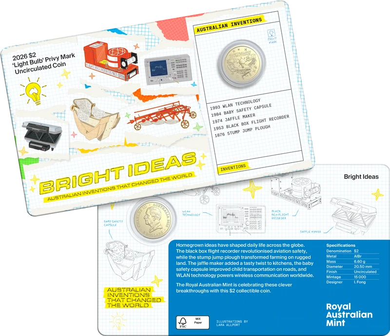 2026 Bright Ideas $1 and $2 Privy Mark Seven-Coin Set