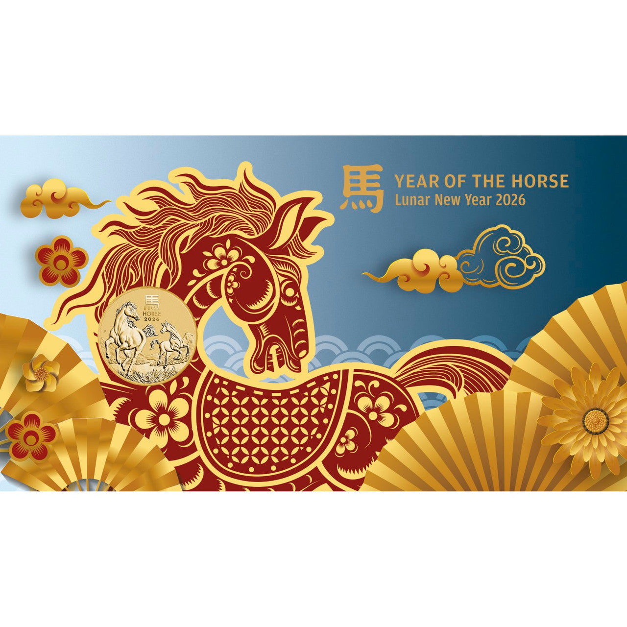 2026 Lunar New Year of the Horse $1 PNC