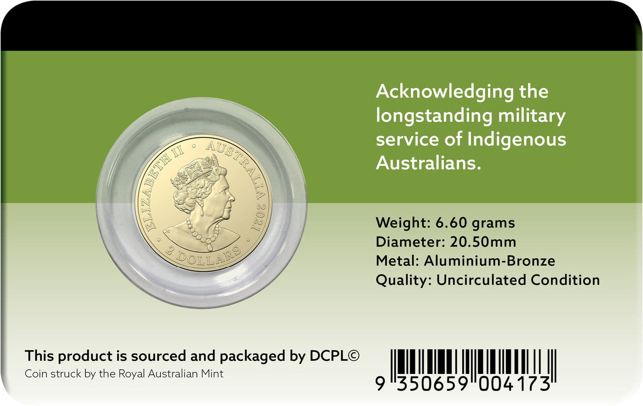 2021 $2 Indigenous Military Service Coin Pack