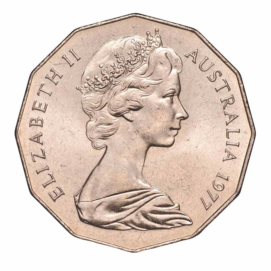 1977 Silver Jubilee 50 Cent RAM Roll