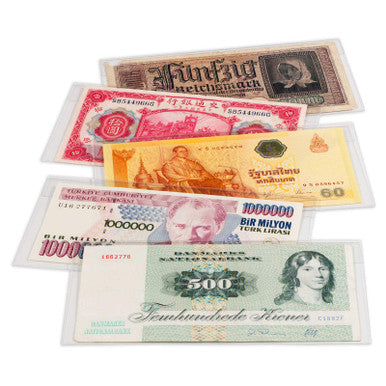 Basic Banknotes Sleeves 170 X 86mm - Pack Of 50