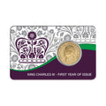 2023 King Charles III $1 Coin in card