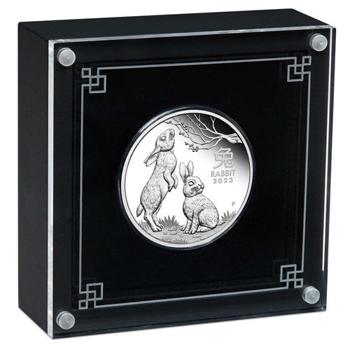 2023 Australian Lunar Series III Year of the Rabbit 1oz Silver Proof Coin