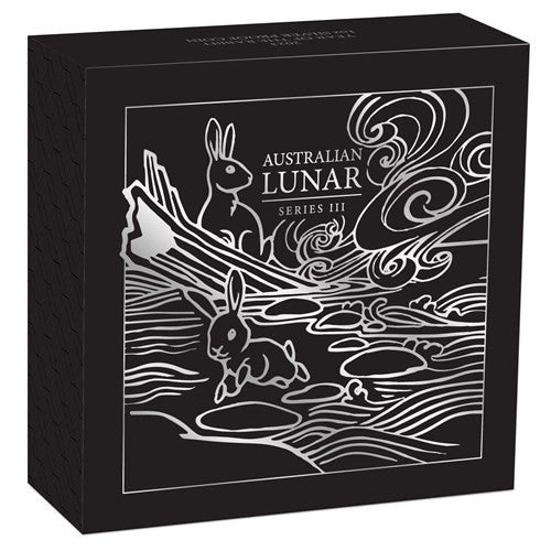 2023 Australian Lunar Series III Year of the Rabbit 1oz Silver Proof Coin