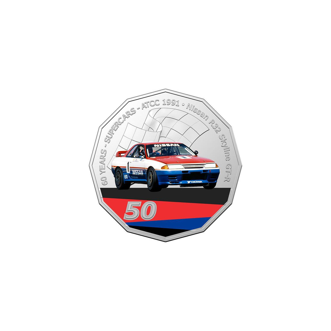 2020 60 Years of Supercars - Nissan R32 50 Cent PNC
