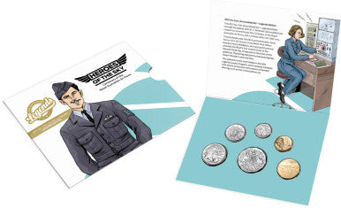 2021 Australian Legends Edition 'Heroes of the Sky' C Mintmark 6 Coin Set