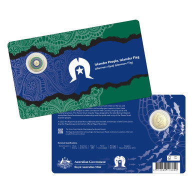 2025 30th Anniversary of the Torres Strait Islander Flag - $2 'C' Mintmark Coloured Uncirculated Coin