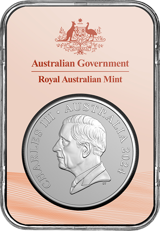 2024 $1 Desert Life 1oz Silver Frosted UNC Coin - Kangaroo Series