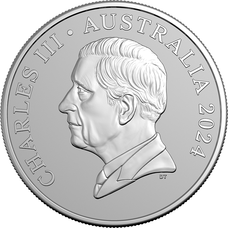 2024 $1 Desert Life 1oz Silver Frosted UNC Coin - Kangaroo Series