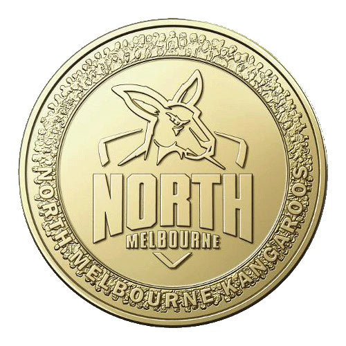 2023 AFL North Melbourne Coin in card