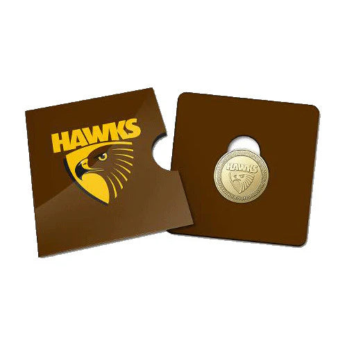 2023 AFL Hawks Coin in card