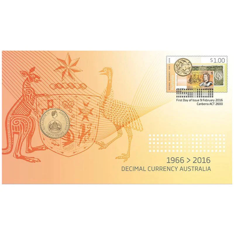 2016 50th Anniversary Decimal Currency Changeover - $1 and $2 PNC