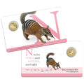 2015 $1 Coloured Frosted Uncirculated Coin Letter "N"