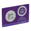 2006 Queen Elizabeth 80th Birthday 50 Cent coin in card