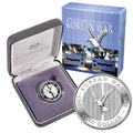 2003 50th Anniversary of the end of Korean War $1 Silver Proof Coin