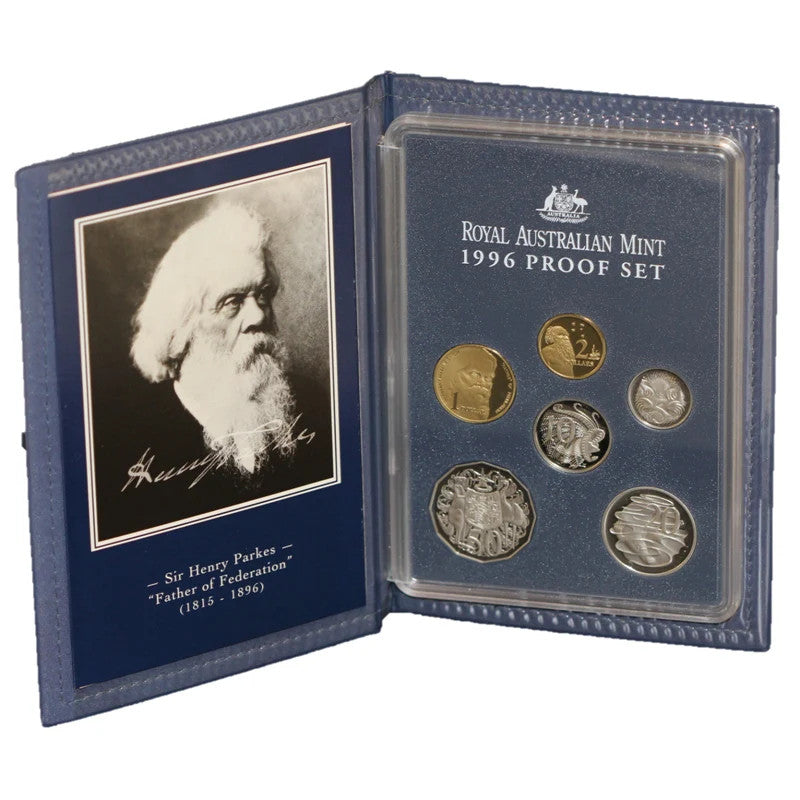 1996 Sir Henry Parkes 6 Coin Proof set