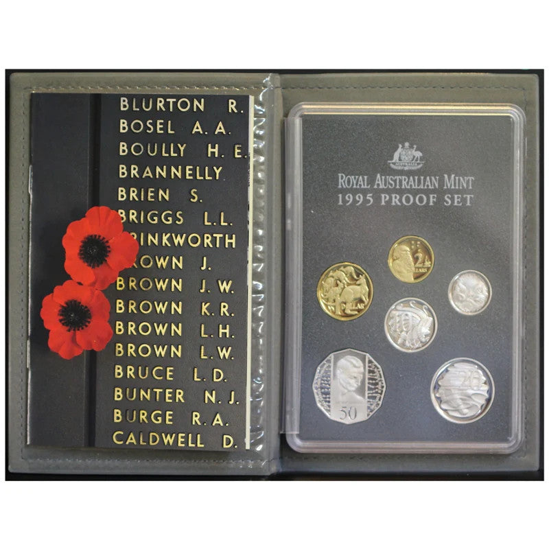 1995 50th Anniversary of End of WWII 6 Coin Proof Set
