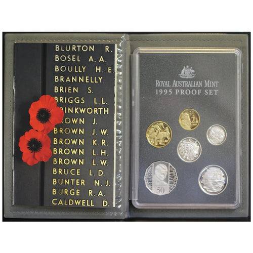 1995 50th Anniversary of End of WWII 6 Coin Proof Set