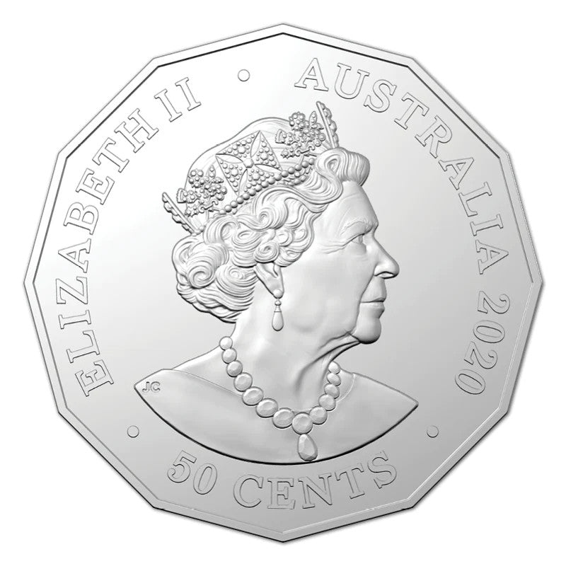 2020 Merry Christmas - 50c Coloured Uncirculated Coin